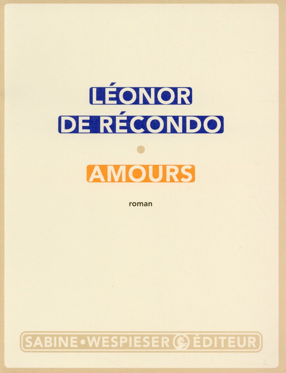 Couverture Amours