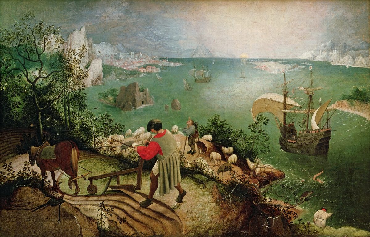 La chute d’Icare, Pieter Brueghel l'Ancien, 1958