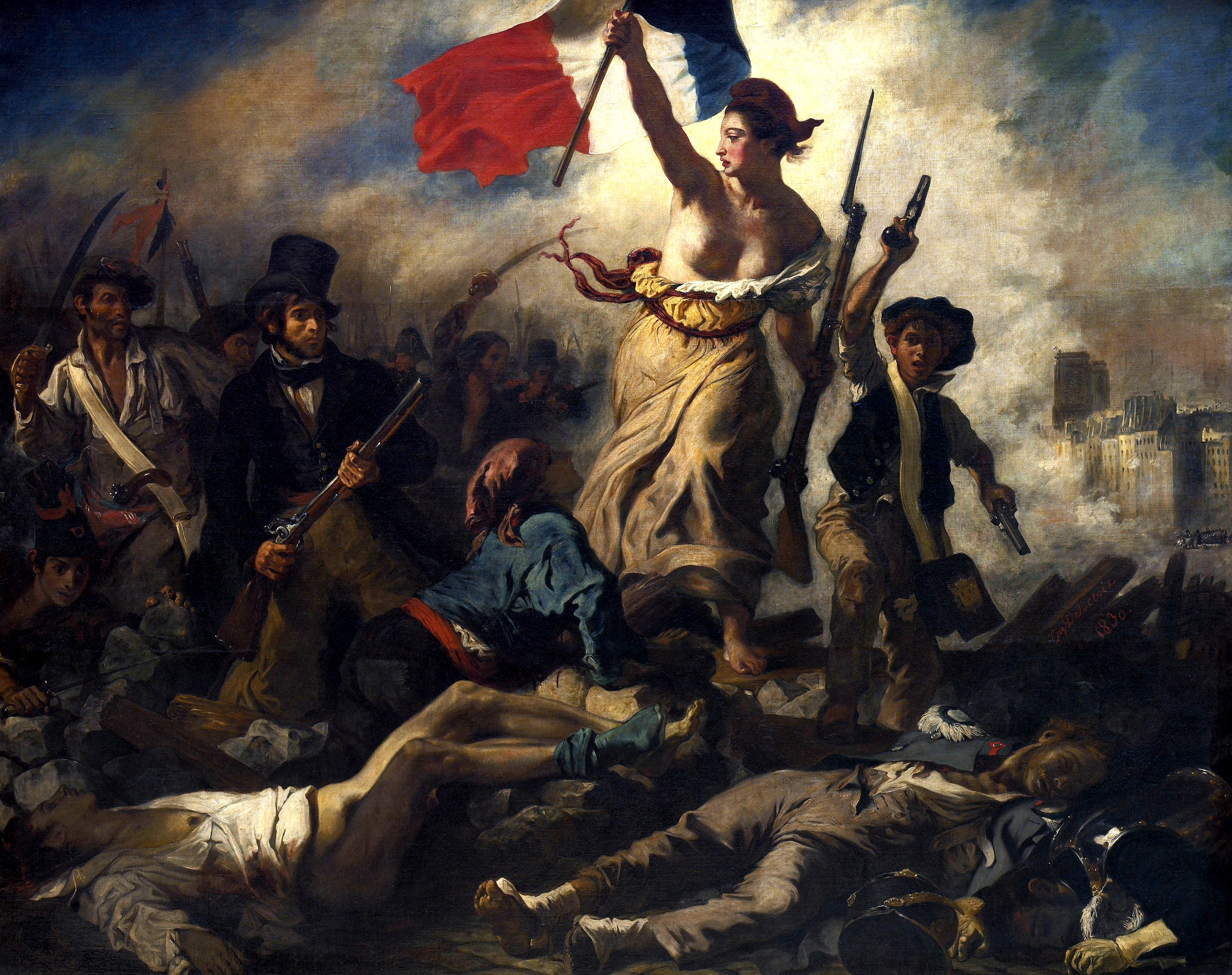 La Liberté guidant le peuple d'Eugène Delacroix